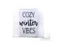 Preview: 1 STCK. ♥ XL NAMIJDA EP WEBETIKETTEN - COZY winter VIBES - WEISS ♥