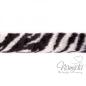 Preview: 1 MTR. ♥ KUNST FeLLBORTE ZEBRA - 4cm ♥