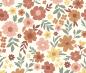 Preview: 0,5 MTR. FLOWERS APRICOT JERSEY