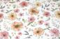 Preview: 0,5 MTR. ♥ RIPPSTRICK JERSEY SPRINGFLOWERS - BREITE 100 CM  ♥