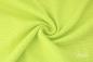 Preview: 0,5 MTR. WAFFEL JERSEY 100% BAUMWOLLE - GELB/LIME