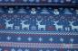 Preview: 0,5 MTR. ♥ WeiHNACHTSTRAUM  NAVY EIGENPRODUKTION ♥