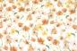 Preview: 0,5 MTR. ♥ VISKOSE VINTAGE FLOWERS DOTTYS ♥