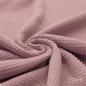 Preview: 0,5 MTR. ♥ MINI WAFFEL ZOPFMUSTER STRICKJERSEY - MAUVE ♥