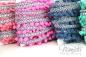 Preview: 1 MTR. ♥ JACQUARD POMPOM Bommelborte - PINK - 25mm ♥