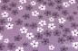 Preview: 0,5 MTR. ♥ WAFFEL STRICKJERSEY - FLOWERS LAVENDEL ♥