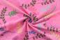 Preview: 0,5 MTR. ♥ LoCHSTICKEREI PiNK BRANCHES  - BAUMWoLLE  ♥