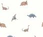 Preview: 0,5 MTR.  BIO JERSEY AQUARELL DINOS - NATUR