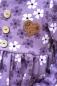 Preview: 0,5 MTR. ♥ WAFFEL STRICKJERSEY - FLOWERS LAVENDEL ♥