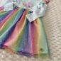 Preview: 0,5 MTR. ♥ MULTICOLOR SOFT SPRENKEL SCHIMMER TüLL RAINBOW ♥