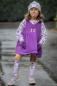 Preview: 0,50 MTR. WeiCHER  WoLLWALK -  LILA - 100% WoLLE  (mulesingfrei)