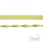 Preview: 1 MTR. ♥ Elastisches Einfassband JACQUARD - Lime - 20mm - Glänzend ♥