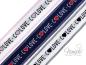 Preview: 1 MTR. LOVE WEBBAND - NAVY  2,8cm