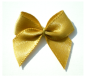 Preview: 5 ♥ SATIN Schleifchen GoLD  ♥