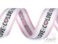 Preview: 1 MTR. LOVE WEBBAND - RoSE 2,8cm