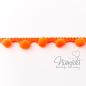 Preview: 1 MTR. ♥ PomPom Bommelborte NeoN Orange ♥