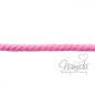 Preview: 1 MTR. ♥ XXL Gedrehte Hoodie Kordel ROSA meliert - 12mm ♥