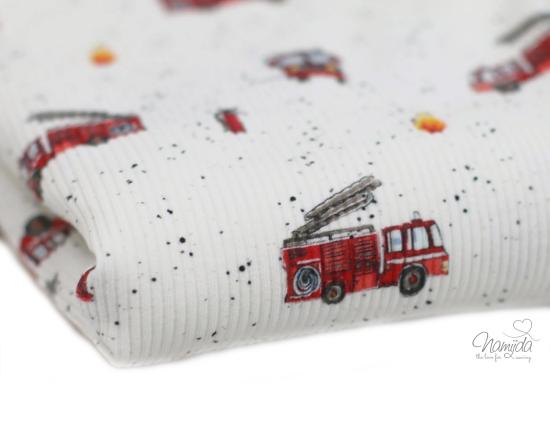 0,5 MTR. ♥ RIPPSTRICK JERSEY FEUERWEHR SPRENKEL ♥