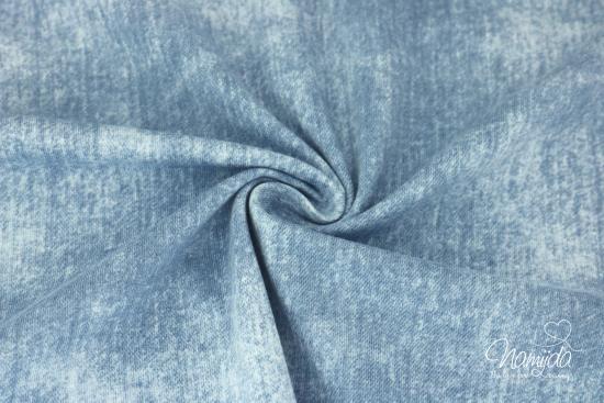 0,5 MTR. ♥ DENIM JEANS JERSEY - JEANS  ♥