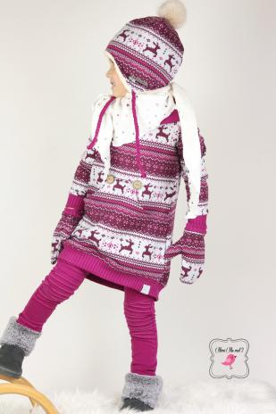 0,5 MTR. ♥ BIO SoMMER BAUMWOLL Sweat/FRENCH TERRY BROMBEERE ♥