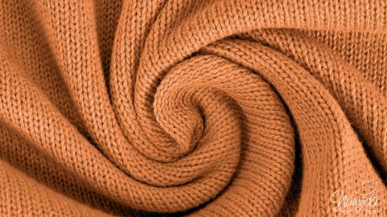 0,5 MTR.  BAUMWOLL FEINSTRICK STRICKSTOFF - DUSTY APRICOT - 100%Baumwolle