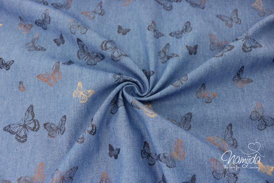 0,5 MTR. JEANS CHAMBRAY BUTTERFLY