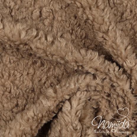 0,50 MTR. SUPER FLAUSCHIGER TEDDY BOUCLE TAUPE