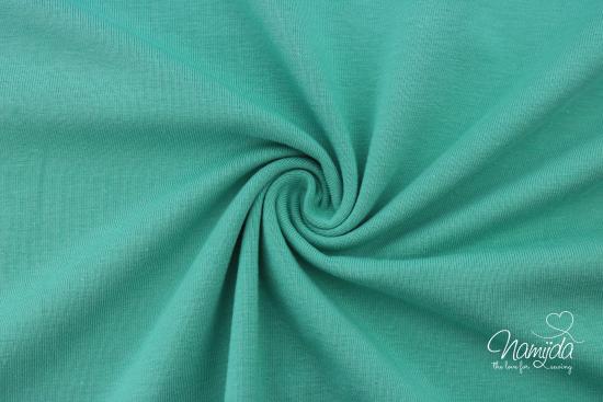 0,5 MTR. ♥ KUSCHLIG WEICHER BIO SoFT SWEAT DuSTY MINT  ♥