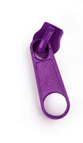 1 STÜCK - REIßVERSCHLuSS  ZiPPER - Lila - 3mm