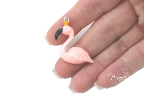 1 Stück - FLAMINGO APRICOT DIY ANHÄNGER