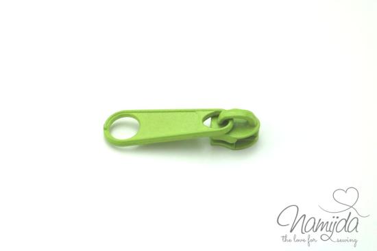 1 STÜCK - REIßVERSCHLuSS  ZiPPER - Lime - 3mm