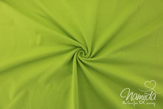 0,5 MTR. ♥ KUSCHLIG WEICHER BIO SoFT SWEAT LIME ♥