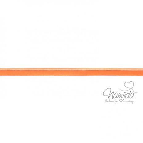 1 MTR. ♥ Paspelband Orange ♥ elastisch