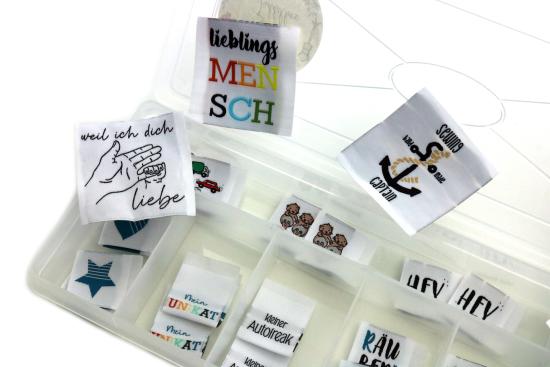 1 KLeiNE TüDDELBoX - WEBETIKETTEN - SET - JUNGEN