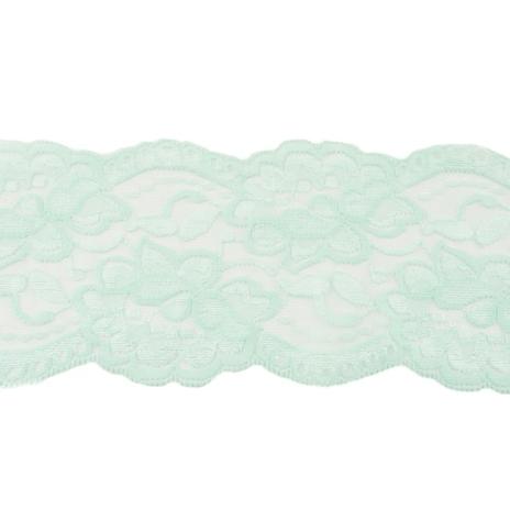 1 MTR. ♥XL Elastische Spitzeborte - MiNT - 9,5cm ♥