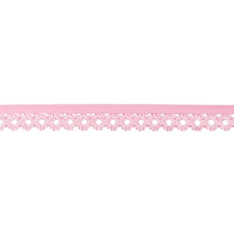 1 MTR. Elastische Spitze - Ziergummi - RoSA - 20mm