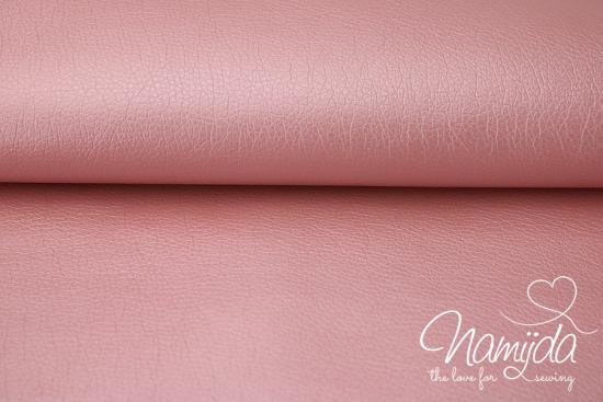 0,5 MTR. ♥ KuNSTLEDER ROSE SHINE ♥