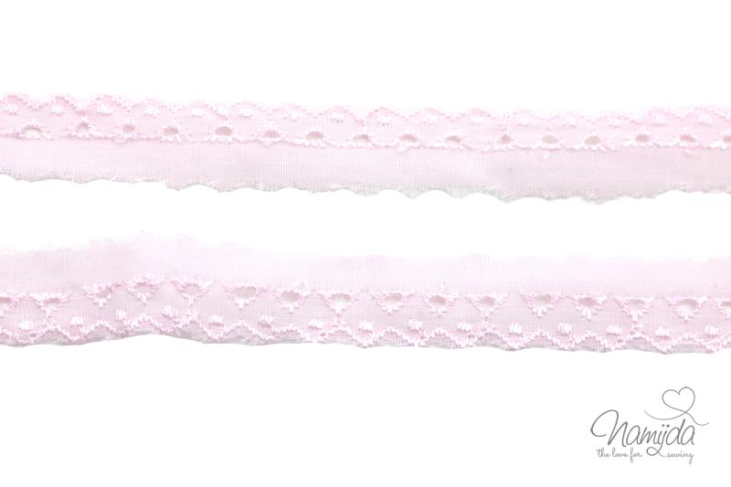 ♥1 Mtr. Wäschespitze -  ZACKENKANTE - 2,5cm - ROSE´♥