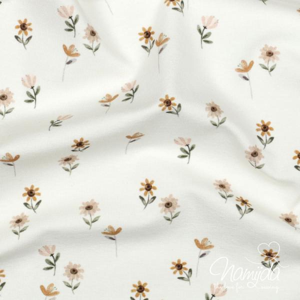 0,5 MTR. ♥ BLUMENWIESE JERSEY ♥