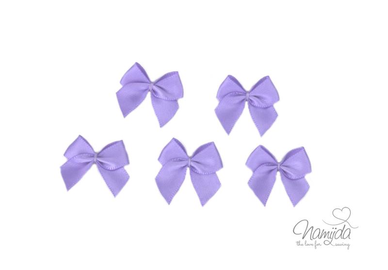 5 ♥ SATIN Schleifchen LAVENDEL ♥