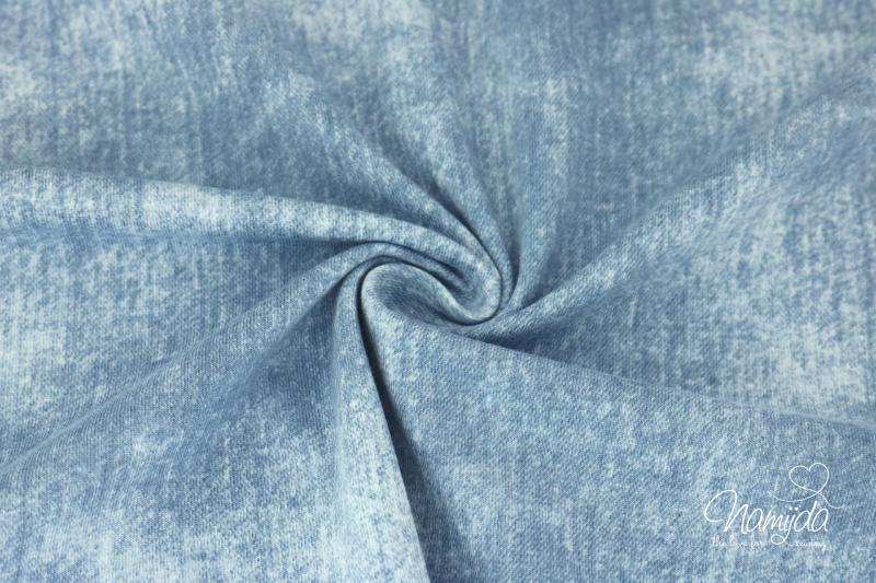 0,5 MTR. ♥ DENIM JEANS JERSEY - JEANS  ♥