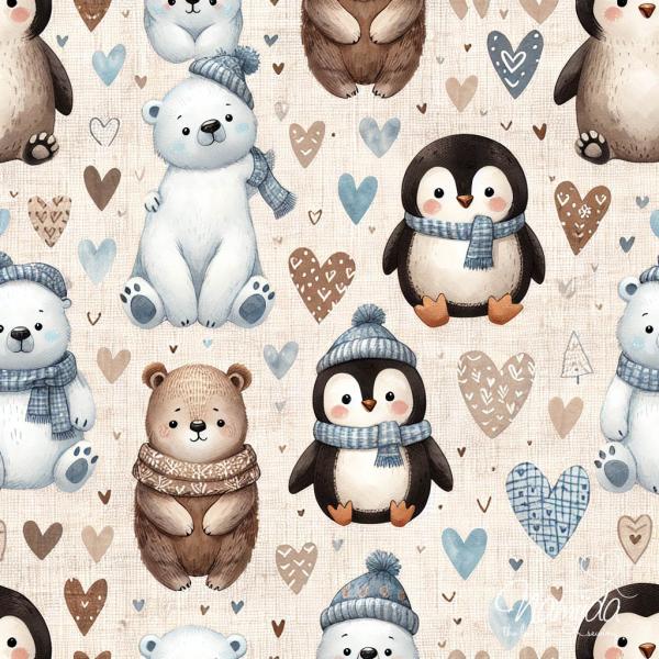 0,5 ♥ MTR. FROSTY BEAR AND FRIENDS - JERSEY ♥