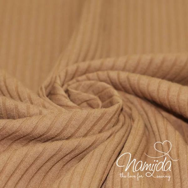 0,5 MTR. ♥ BREITCORD RIPPSTRICK JERSEY CAMEL ♥