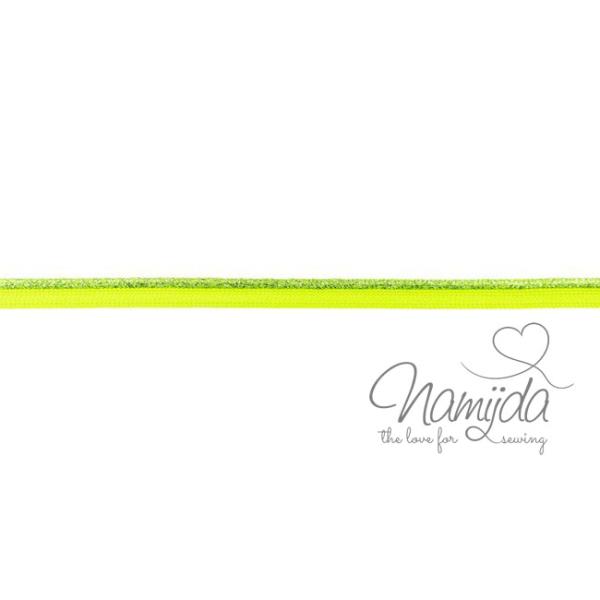 1 MTR. ♥ GLITZER LUREX PASPELBAND LIME