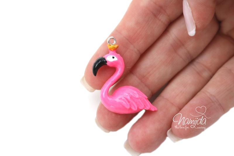 1 Stück - FLAMINGO PINK DIY ANHÄNGER