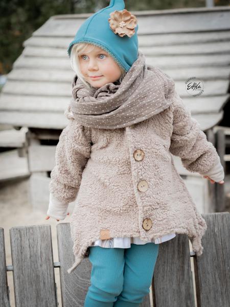 0,5 MTR. ♥ BAUMWOLL TEDDY / ZoTTEL TAUPE