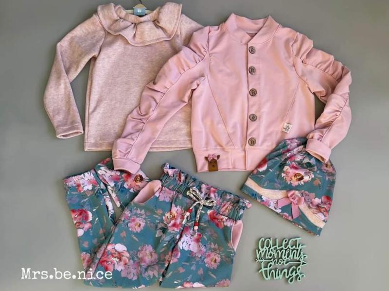 0,5 MTR. ♥ BIO SoMMER BAUMWOLL SWEAT/FRENCH TERRY ROSE ♥