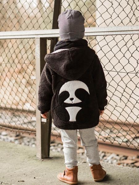 1 Stück - XXL PANDA CHENILLE PATCH GROSS