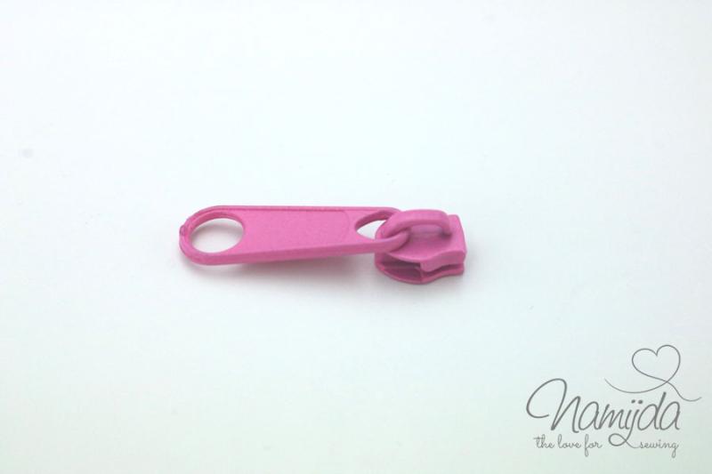 1 STÜCK - REIßVERSCHLuSS  ZiPPER - Pink - 3mm