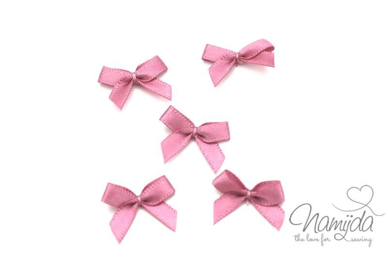 5 ♥ LiTTLE BOWS ANTIK ROSA - 19x16mm ♥